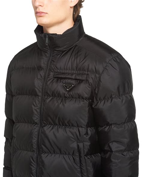 prada puffer vest mens|prada nylon cropped puffer jacket.